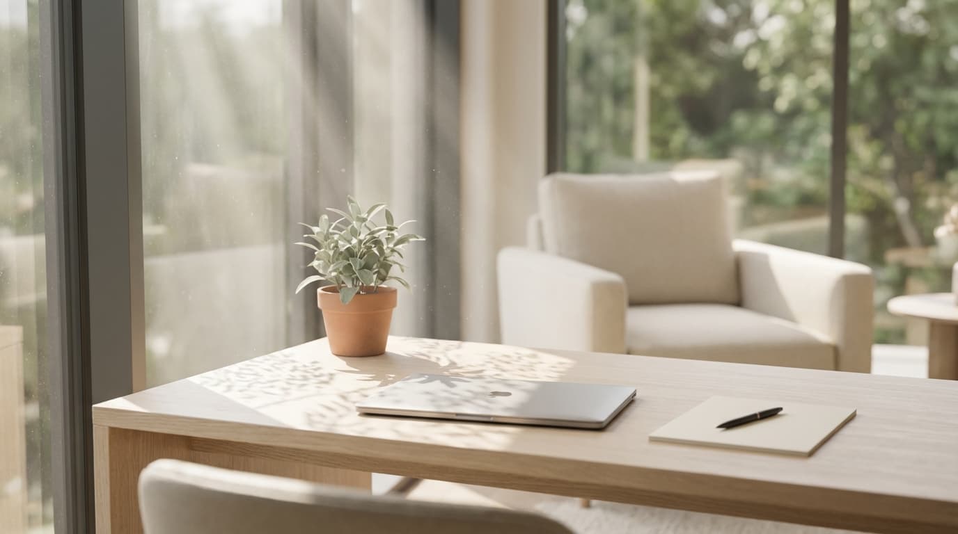 Patient having a telemedicine consultation with a healthcare provider
